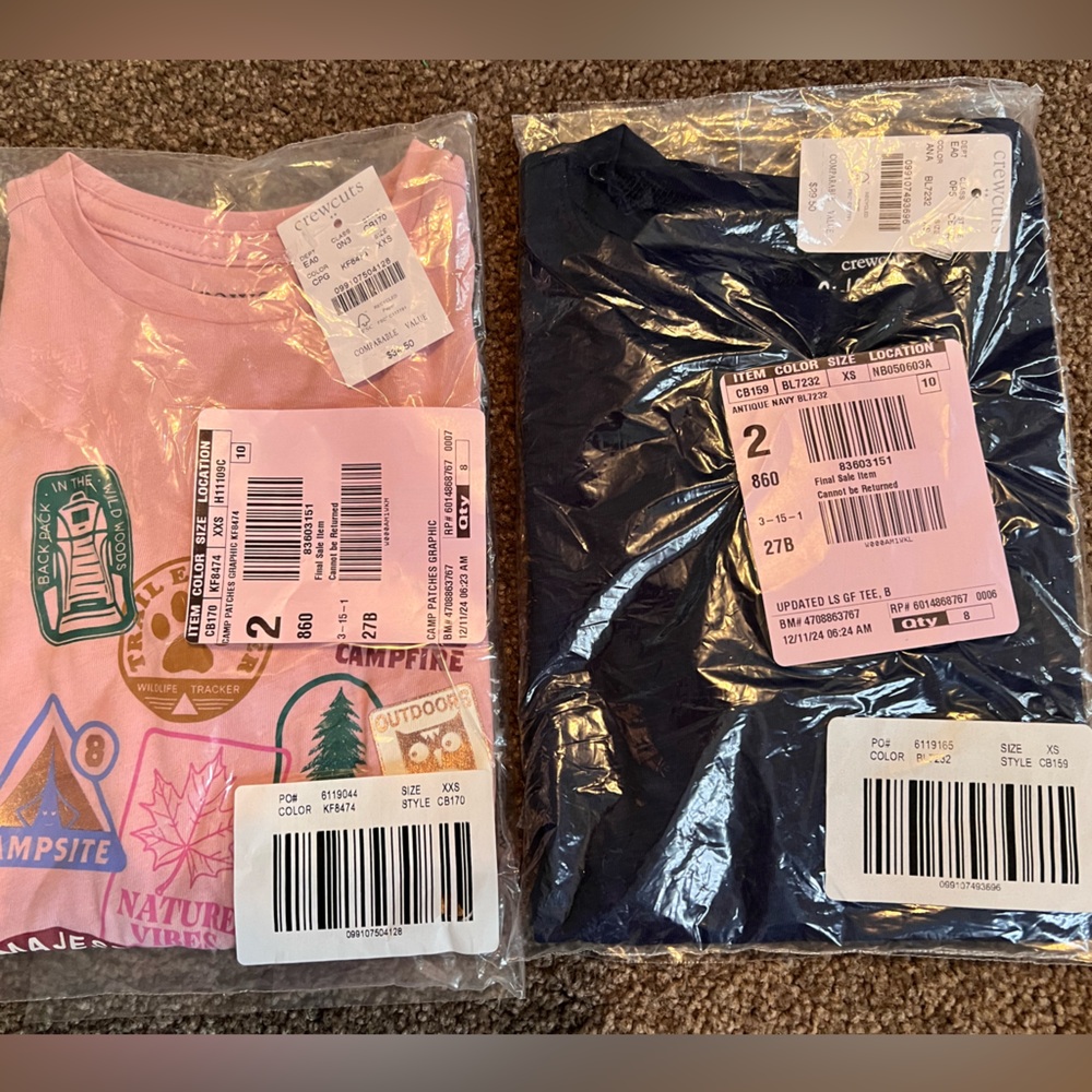 Crewcuts tshirt pair